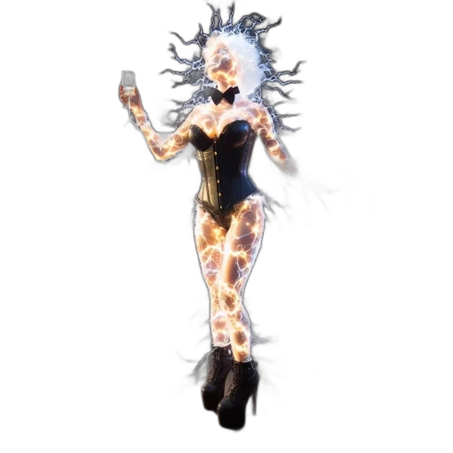 dress, creature, concept art, fantasy art transparent PNG cut-out