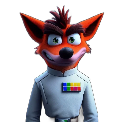 staff, jacket, robot, animal transparent PNG cut-out