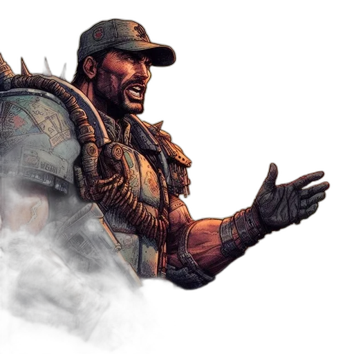 weapon, concept art, fantasy art, comic book art transparent PNG cut-out