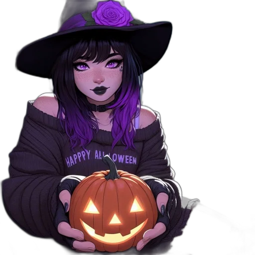 hat, mask, staff, fantasy art transparent PNG cut-out