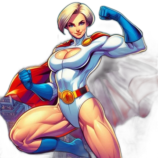 comic book art, concept art, cartoon, pixel art transparent PNG cut-out