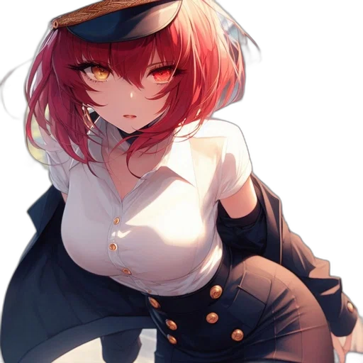 hat, dress, staff, weapon transparent PNG cut-out