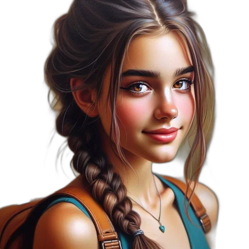 face, jewelry, hair, fantasy art transparent PNG cut-out