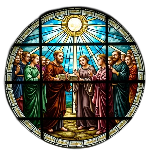 staff, fire, stained, glass transparent PNG cut-out