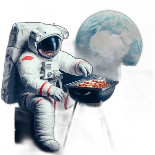 food, robot, concept art, pixel art transparent PNG cut-out