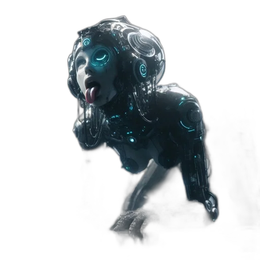 creature, animal, robot, mask transparent PNG cut-out