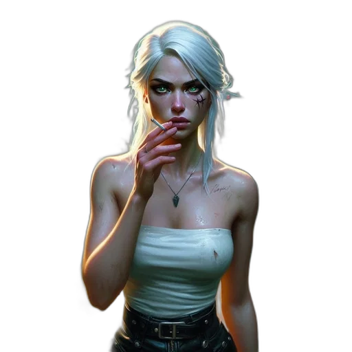 face, staff, weapon, dress transparent PNG cut-out