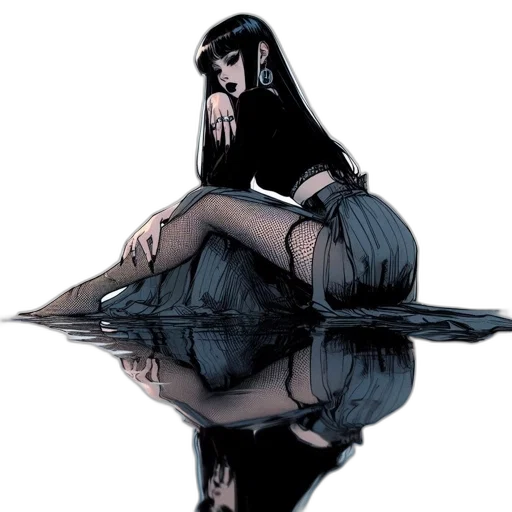 comic book art, concept art, cartoon, fantasy art transparent PNG cut-out