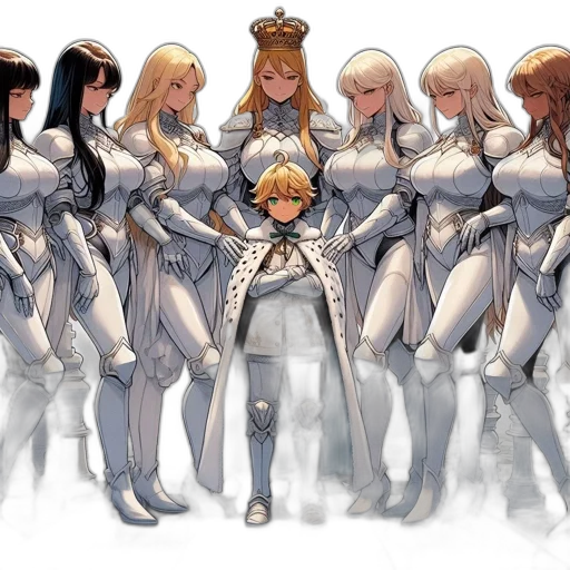 crown, staff, concept art, comic book art transparent PNG cut-out
