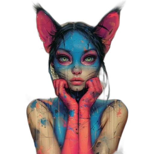 mask, creature, animal, face transparent PNG cut-out