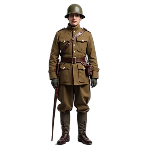 staff, hat, jacket, concept art transparent PNG cut-out