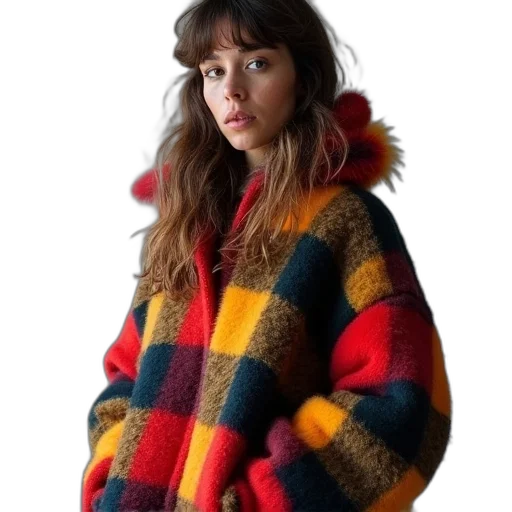 jacket, staff, hat, dress transparent PNG cut-out