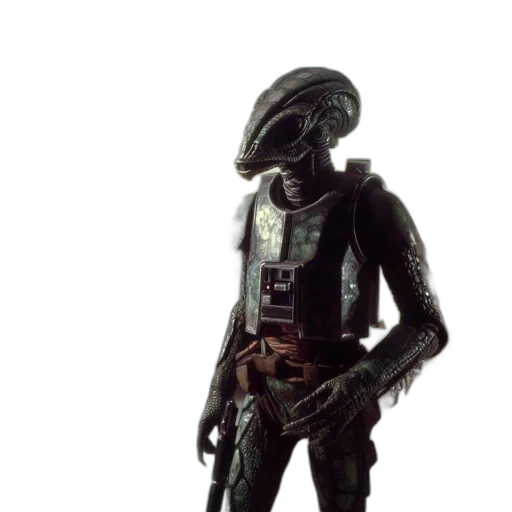robot, creature, staff, animal transparent PNG cut-out
