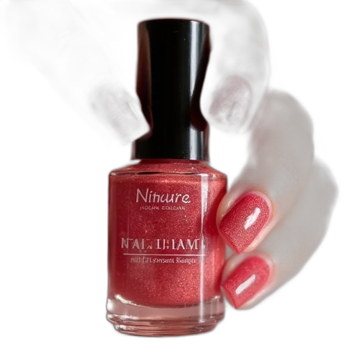 red, glazee, holiday, nail transparent PNG cut-out
