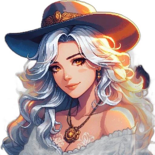 hat, crown, staff, jewelry transparent PNG cut-out