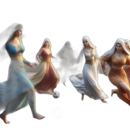 dress, concept art, fantasy art, 3d render transparent PNG cut-out
