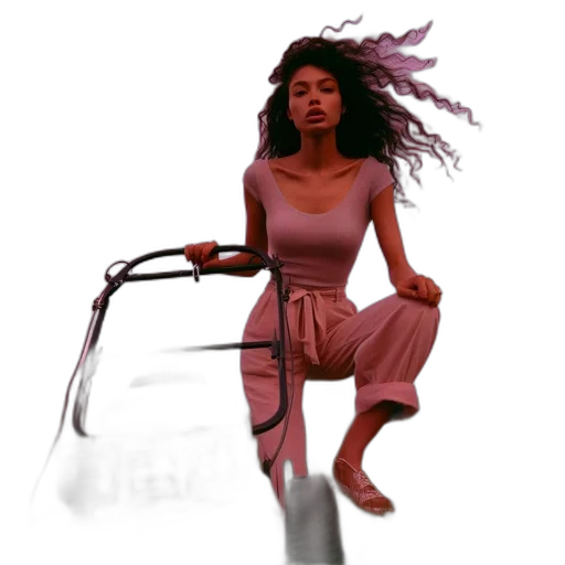 dress, hair, concept art, photorealistic transparent PNG cut-out