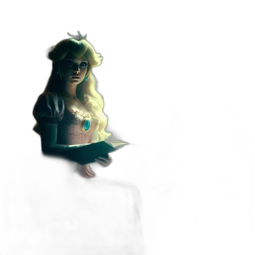 crown, dress, staff, mask transparent PNG cut-out