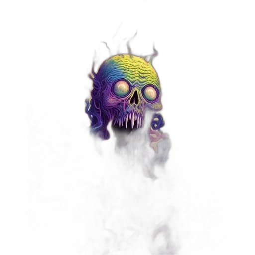 mask, creature, face, staff transparent PNG cut-out