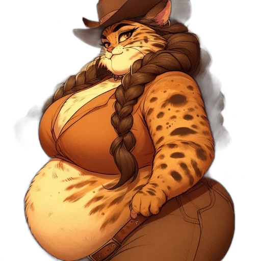 staff, animal, dress, hat transparent PNG cut-out