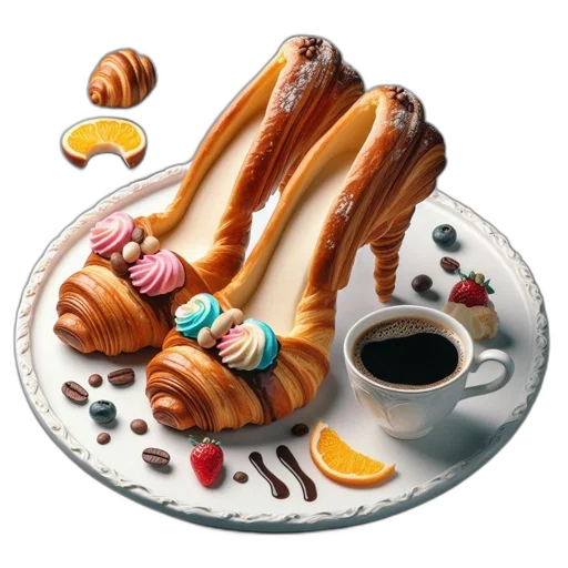 food, staff, photorealistic, 3d render transparent PNG cut-out