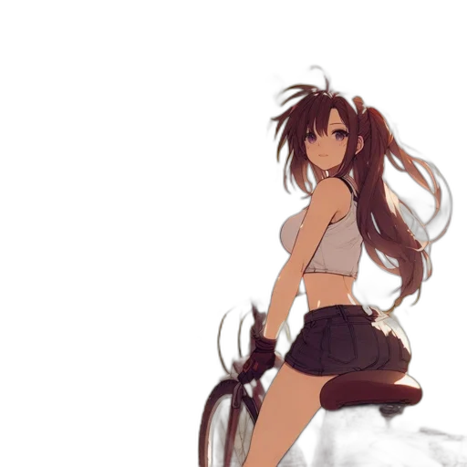 dress, staff, concept art, anime transparent PNG cut-out