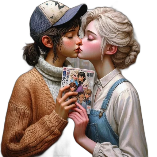 comic book art, photorealistic, oil painting, concept art transparent PNG cut-out