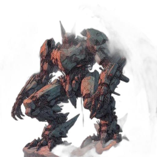 robot, weapon, creature, dragon transparent PNG cut-out