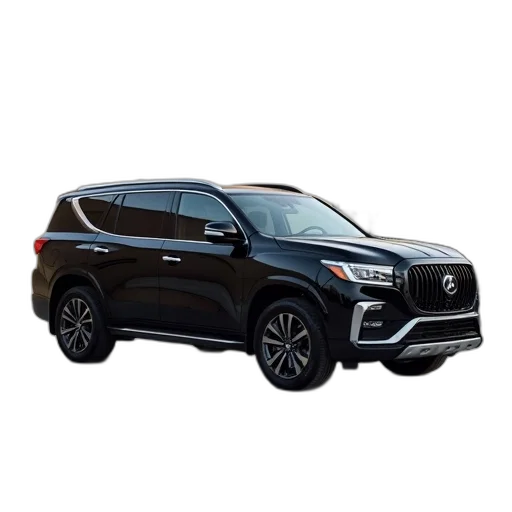 car, black, suv, parked transparent PNG cut-out