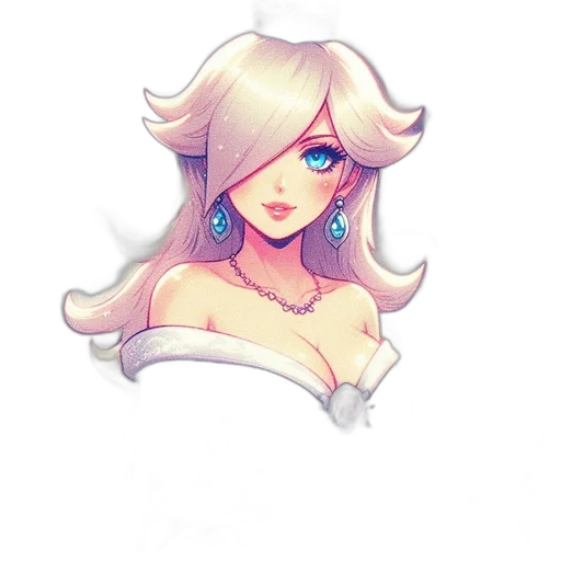 face, crown, jewelry, hair transparent PNG cut-out