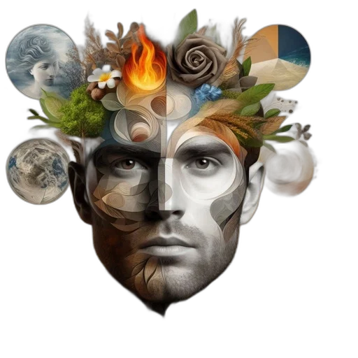 mask, face, crown, fantasy art transparent PNG cut-out