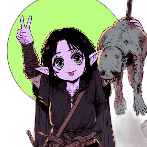 staff, dragon, weapon, fantasy art transparent PNG cut-out