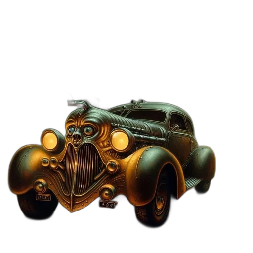 car, weapon, robot, mask transparent PNG cut-out