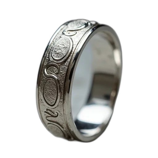 jewelry, 3d render, silver, ring transparent PNG cut-out