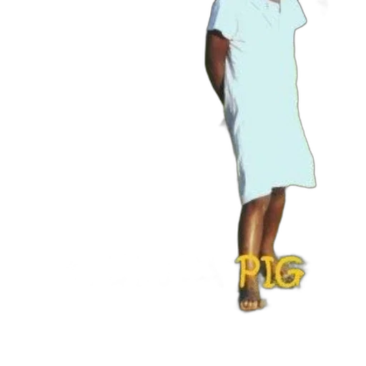 dress, staff, shoes, 3d render transparent PNG cut-out