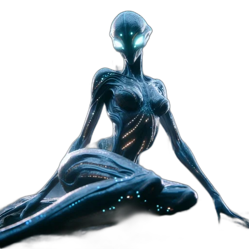 creature, robot, dress, concept art transparent PNG cut-out