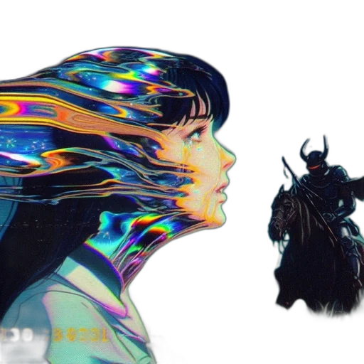cyberpunk, concept art, anime, fantasy art transparent PNG cut-out