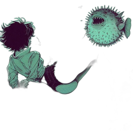 creature, dragon, staff, mask transparent PNG cut-out