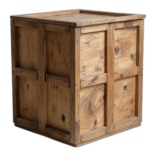 furniture, 3d render, original, crate transparent PNG cut-out