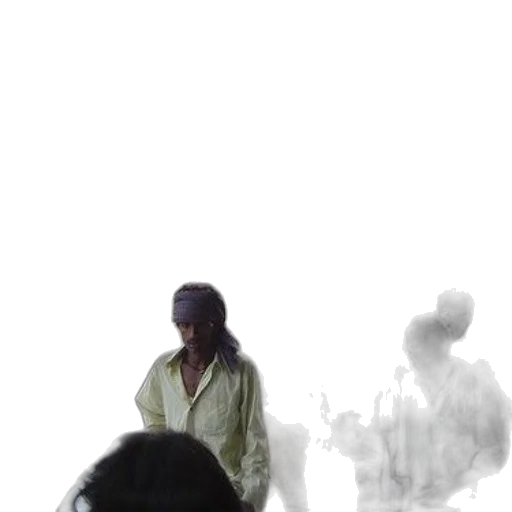 jacket, staff, umbrella, face transparent PNG cut-out