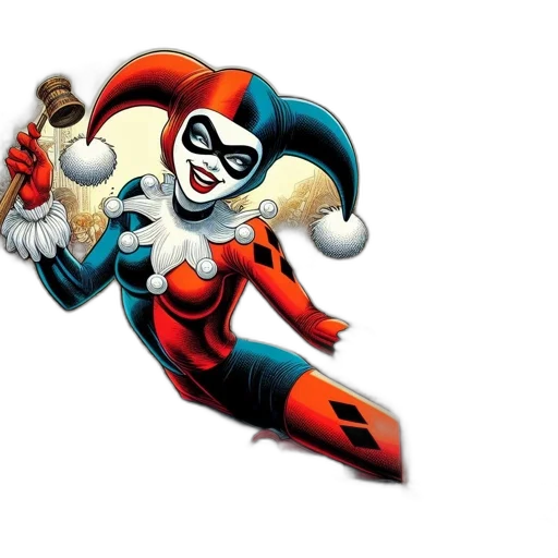comic book art, concept art, cartoon, 3d render transparent PNG cut-out