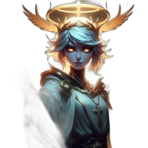 crown, staff, face, dragon transparent PNG cut-out