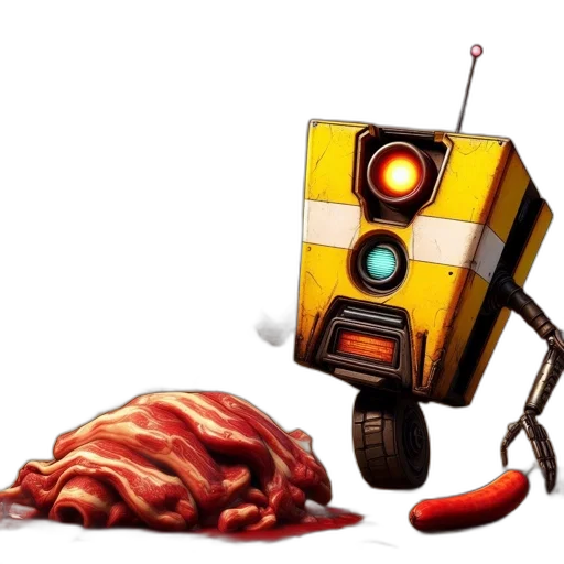 robot, food, animal, creature transparent PNG cut-out