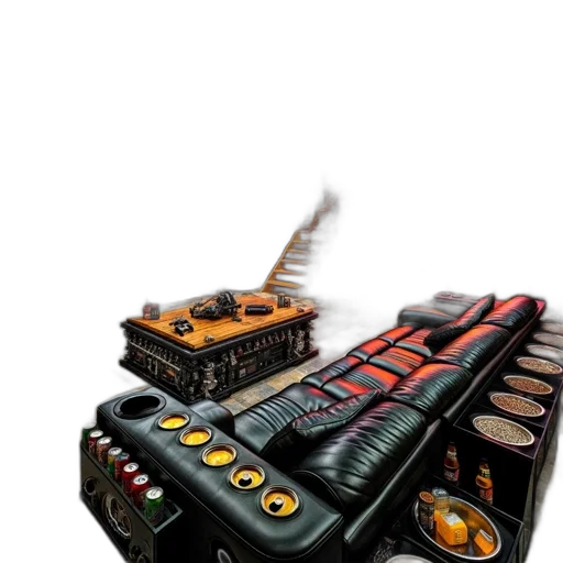 robot, weapon, car, 3d render transparent PNG cut-out