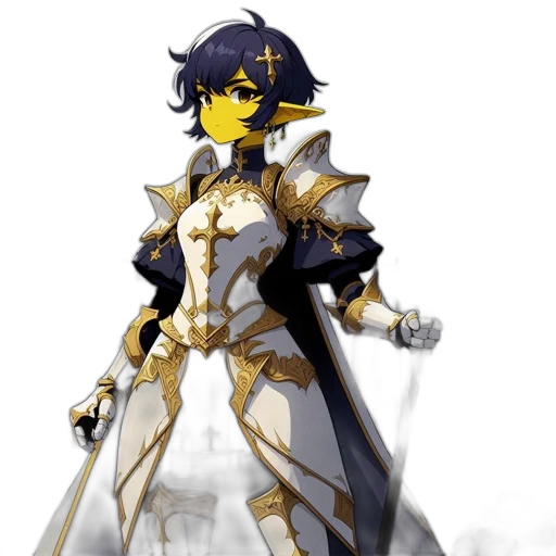 sword, weapon, staff, robot transparent PNG cut-out