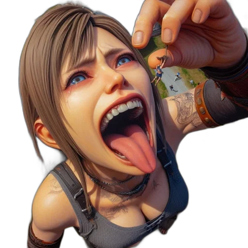 face, weapon, food, creature transparent PNG cut-out