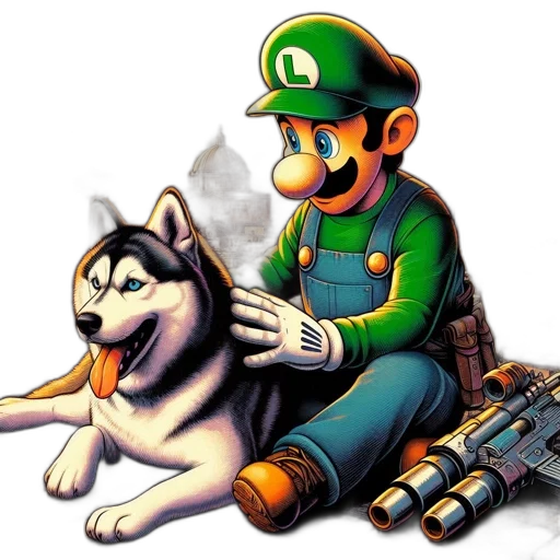 weapon, animal, staff, pixel art transparent PNG cut-out