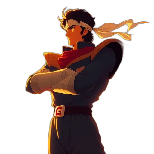 staff, jacket, sword, weapon transparent PNG cut-out