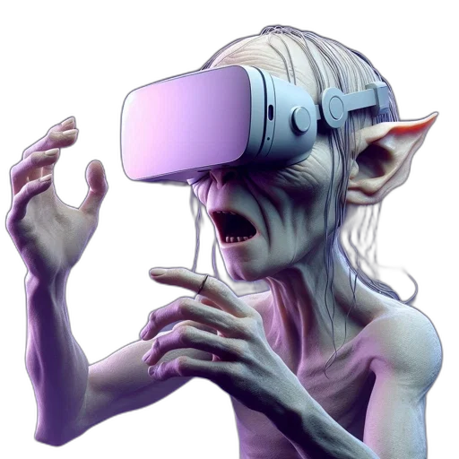 mask, creature, concept art, 3d render transparent PNG cut-out