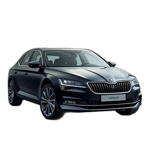 car, skoda, newest, arrives transparent PNG cut-out